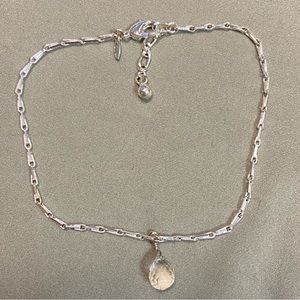 Avon Silver Bracelet with Crystal Ball